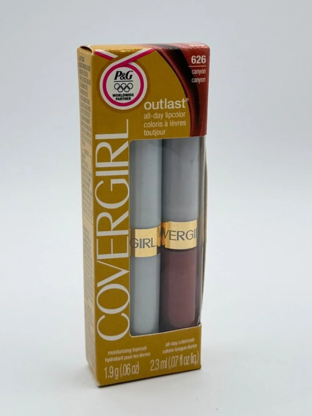 NIB Covergirl Outlast All-Day Lipcolor and Topcoat Canyon 626